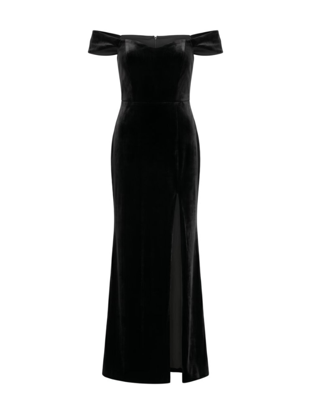 Jenny Yoo Issa Black Velvet Bridesmaid Dress - Size 18 NWT